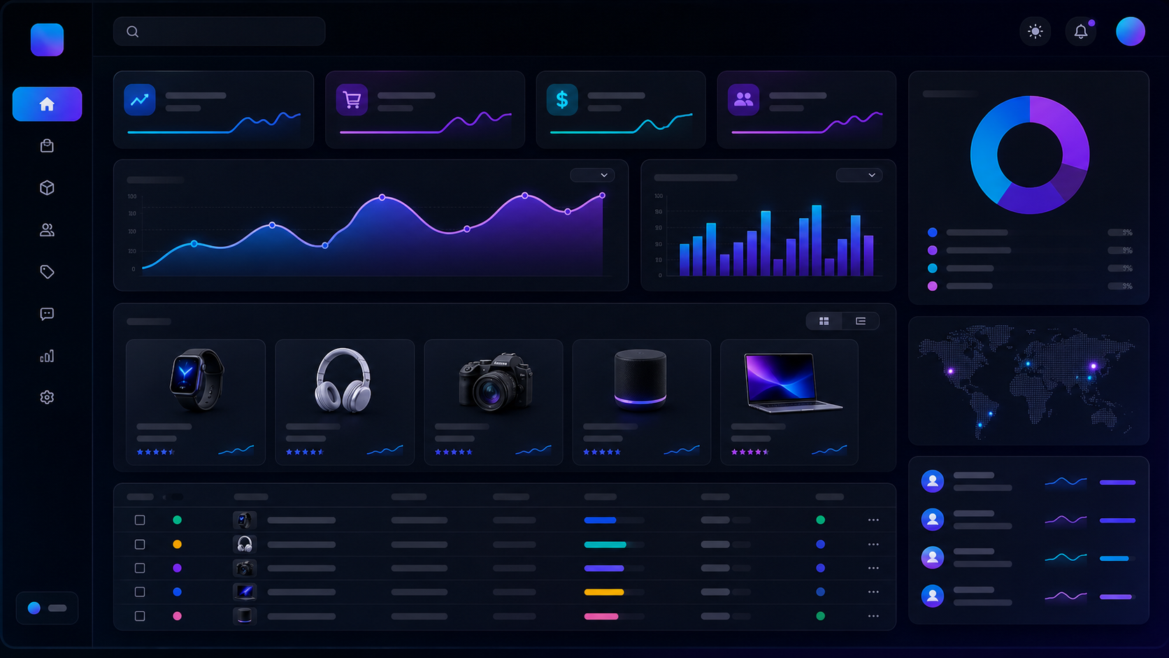 E-commerce Development premium technology interface